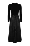 Twinset Twin-set Dresses Black In Black
