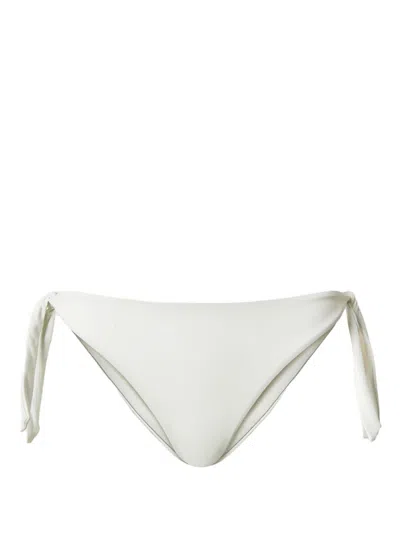 Twinset Knitted Bikini Bottoms In White