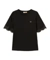 Twinset T-shirt With Lace Sleeves