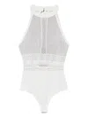 Twinset Knitted Bodysuit In White