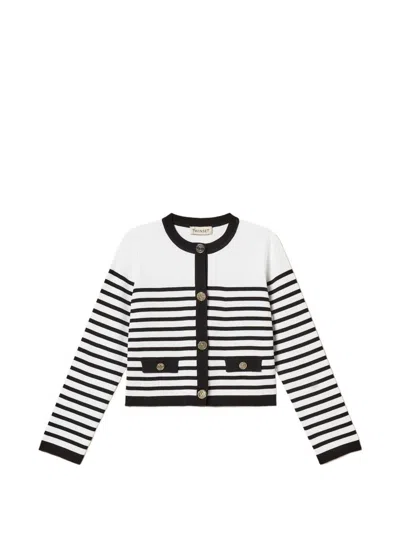 Twinset Kids' Knitted Cardigan In Multi