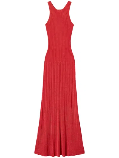 Twinset Knitted Dress In Red