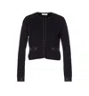 Twinset Embellished Stud-detail Cardigan In Black