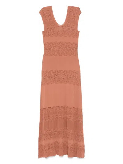 TWINSET KNITTED MAXI DRESS