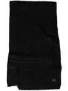 Twinset Knitted Scarf In Black