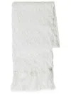 Twinset Knitted Scarf In White