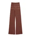 Twinset Brown Embroidered Trousers