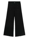 Twinset Knitted Trousers In Black