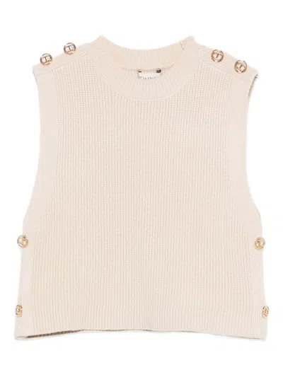 TWINSET KNITTED VEST WITH BUTTONS TWINSET