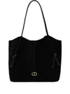 Twinset Knot-detail Tote Bag In Black