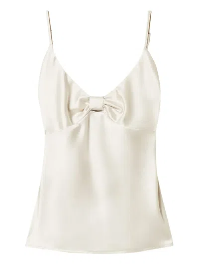 Twinset Knot Top In White