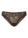 Twinset Lace Briefs In Brown