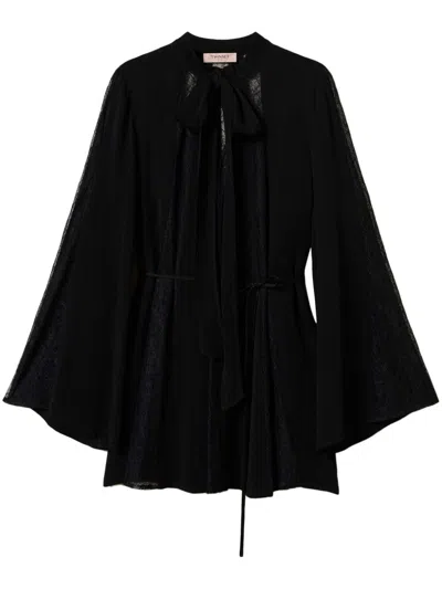 TWINSET LACE CREPE TUNIC