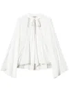 Twinset White Lace Blouse In 00282 Neve