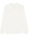 Twinset Pullover Mit Spitzendetail In Weiss