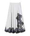 Twinset Lace-detailing Midi Skirt