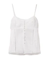 Twinset Lace-detailing Tank Top In White