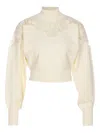 Twinset Knit Sweaters With Varied Textures And Designs In Neutral