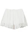 Twinset Lace-overlay Shorts