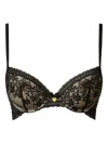Twinset Lace Push-up Bra In Black