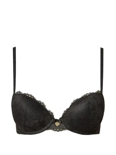 Twinset Lace Push-up Bra In Black