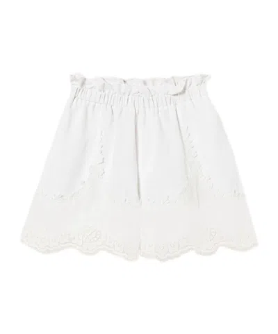 Twinset Lace Shorts In White