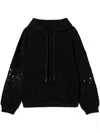 Twinset Hoodie With Macramé