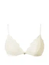 Twinset Lace Triangle Bra In Neutrals