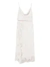 Twinset Lace-trim Satin Slip Dress