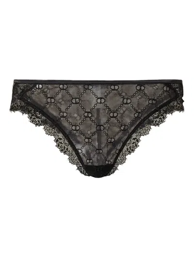 Twinset Lace-trimmed Brazilian Briefs