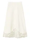 Twinset Tailored Collection Of Skirts With Feminine Silhouettes In White