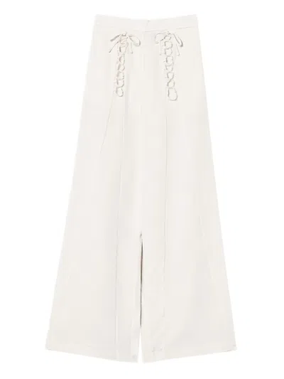Twinset Lace-up Trousers