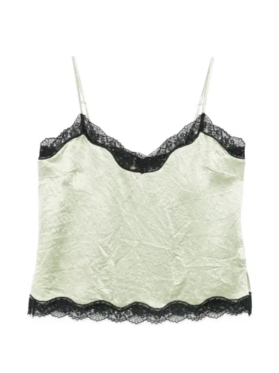 Twinset Lace-trim Blouse In Multi
