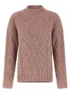 Twinset Turtleneck Sweater In Pink
