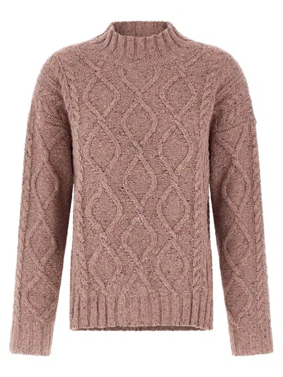 Twinset Turtleneck Sweater In Pink