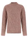 Twinset Turtleneck Sweater In Pink