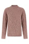 Twinset Turtleneck Sweater In Pink