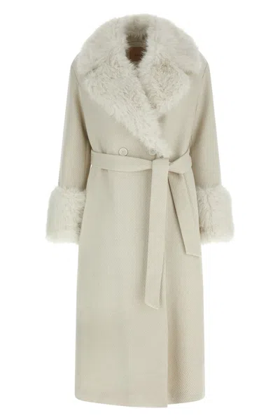 TWINSET LAMÉ THREAD COAT