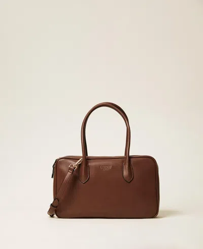 Twinset Grand Sac Bowling Avec Logo