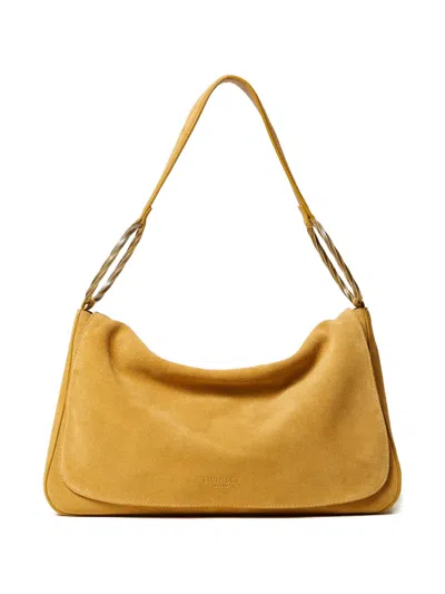Twinset Large Liliane Shoulder Bag In Yellow