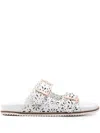Twinset Twin-set Sandals White In Weiss