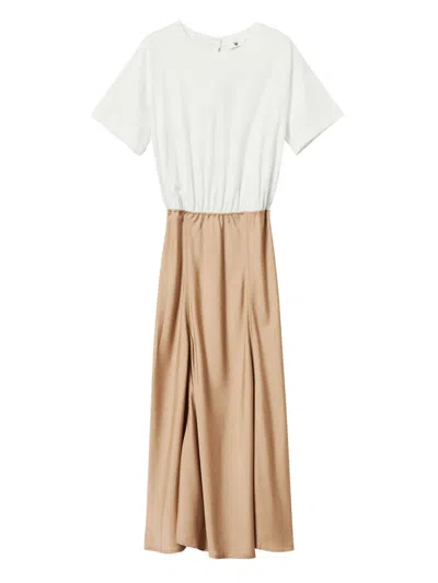 Twinset Layered Dress In 褐色