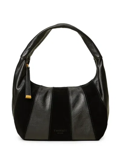 Twinset Tasche Aus Leder In Black