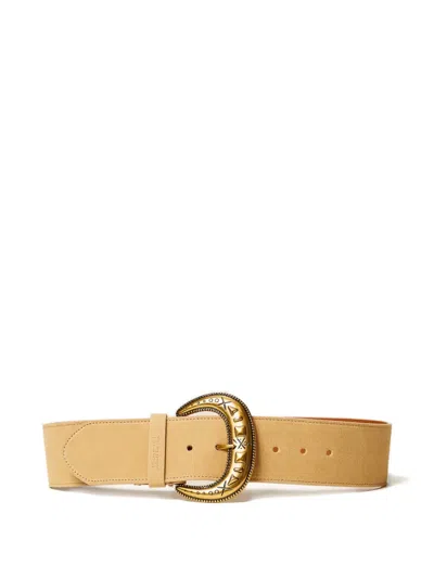 Twinset Leather Belt In Yellow