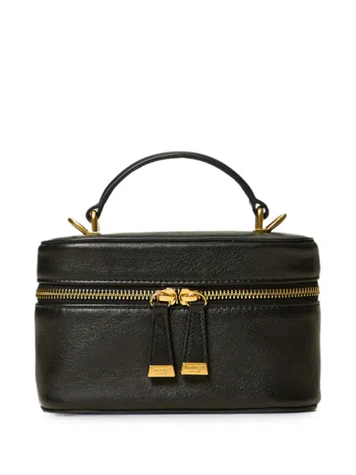 Twinset Beuteltasche Aus Leder In Black