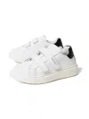 Twinset Leather Sneakers With Velcro In White