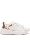 Twinset Leather Sneakers In White