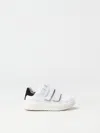 Twinset Leather Sneakers With Velcro In 白色