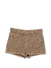 Twinset Leopard-pattern Shorts In Brown