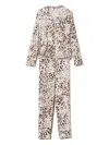 Twinset Leopard-print Pajamas In Brown